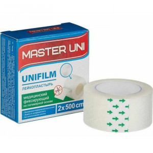 МАСТЕР ЮНИ ЛЕЙКОПЛАСТ. 2X500СМ. UNIFILM ПОЛИМЕР. ПЛАСТ. [MASTER UNI]